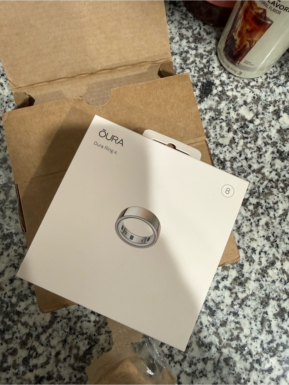 Oura Rose Gold Ring 4 Smart Ring Boxed